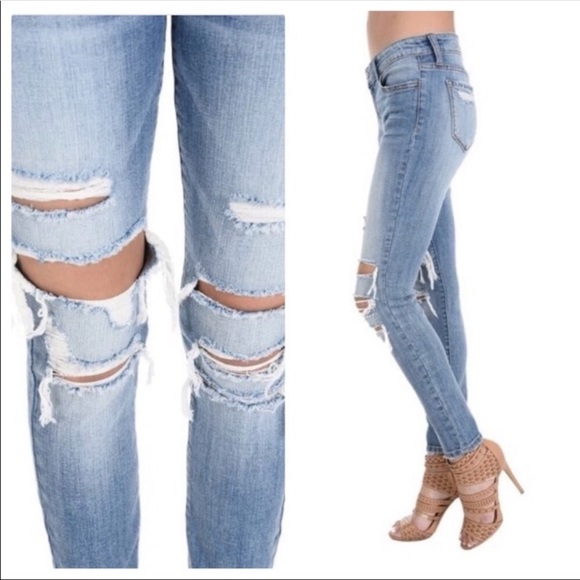 HP! eunina Distressed Skinny Jeans - Picture 4 of 4